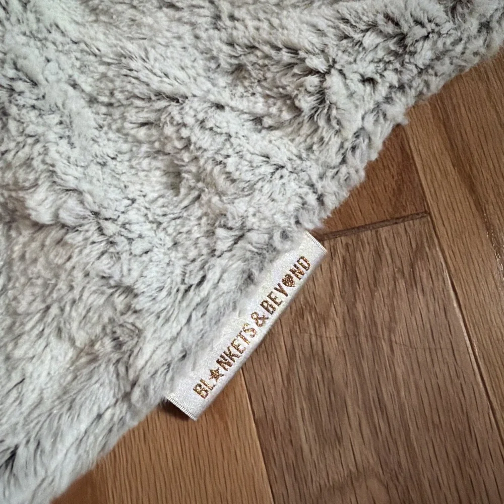 Blankets Beyond Elephant Security Blanket Lovie Plush Gray‎ Faux Fur Soft Baby